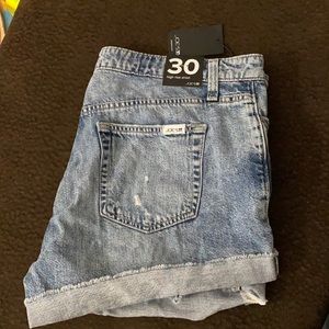 High rise joe’s Jean shorts